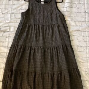 EYELET LINED SLEEVELESS DRESS (Size: XL) (Pit to Pit=22") (Length=39")